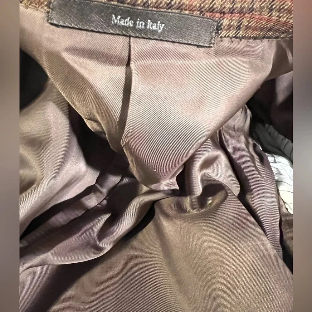 Ermenegildo Zegna/beercroft & bull, 42L cashmere plaid, button front sports coat